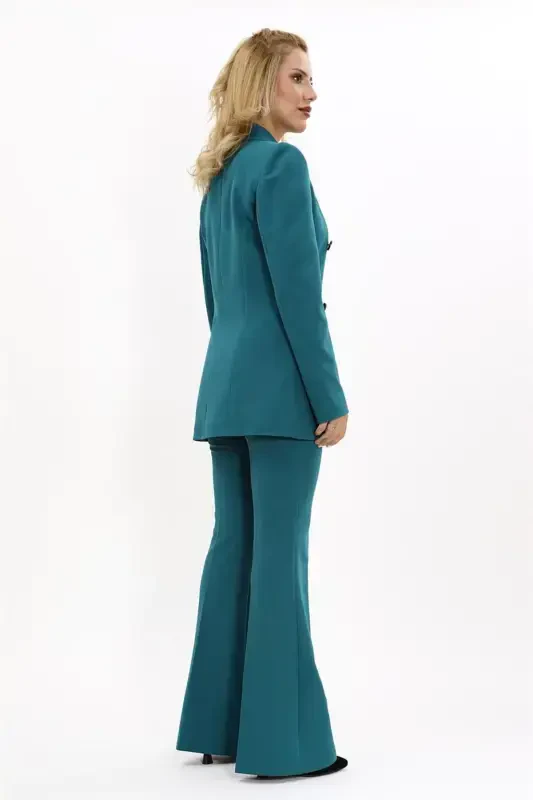 Blazer Pidjak & Ispancha Shimlar To'plami-Neft-Neft - 4