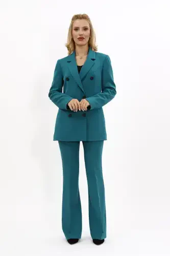 Blazer Pidjak & Ispancha Shimlar To'plami-Neft-Neft - 5