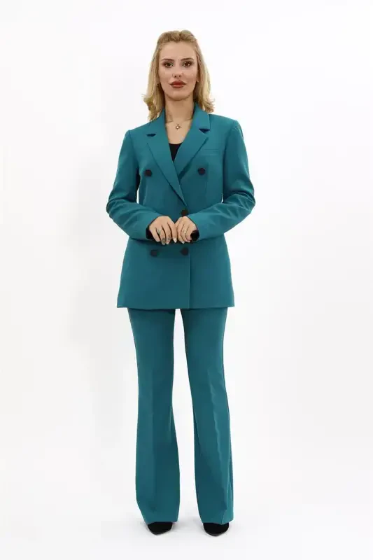 Blazer Pidjak & Ispancha Shimlar To'plami-Neft-Neft - 5