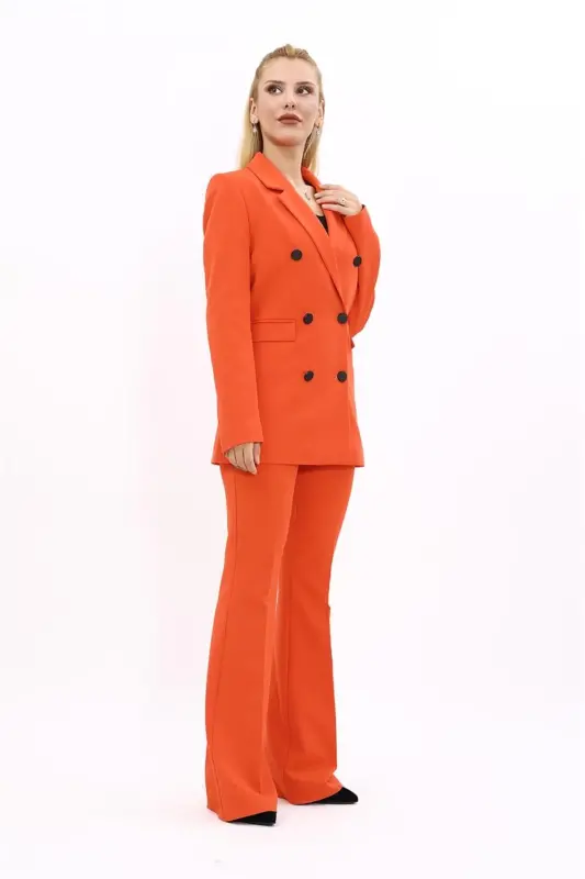 Blazer Pidjak & Ispancha Shimlar To'plami - to'q sariq - To'q sariq - 3