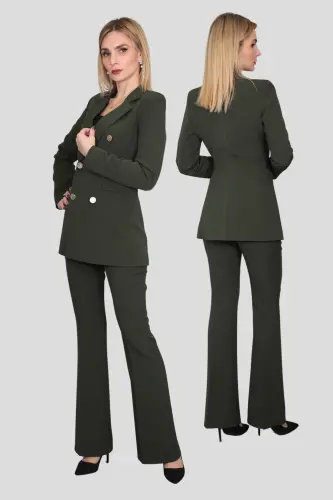 Blazer Pidjak & Ispancha Shimlar To'plami - xaki - Xaki - 3