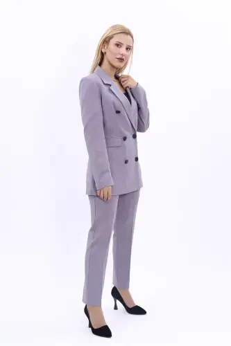 Blazer Pidjak & Tor Ko'ylak Shim Kostyumi - antrasit - Antrasit - 3