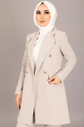 Blazer pidjakli ikkilik toshli to'plam-Tosh - Modazone (1)