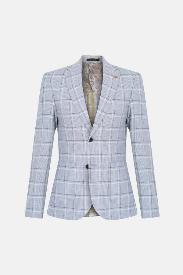 BLAZER Slim Fit Blazer Yengil Ko'yla 7148 R3 - 1