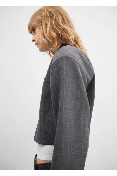 Blazer with Shoulder Pads - 6