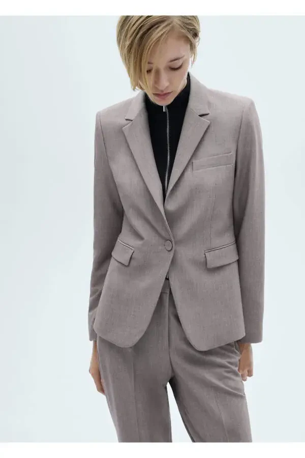 Блейзер прямого кроя - 1