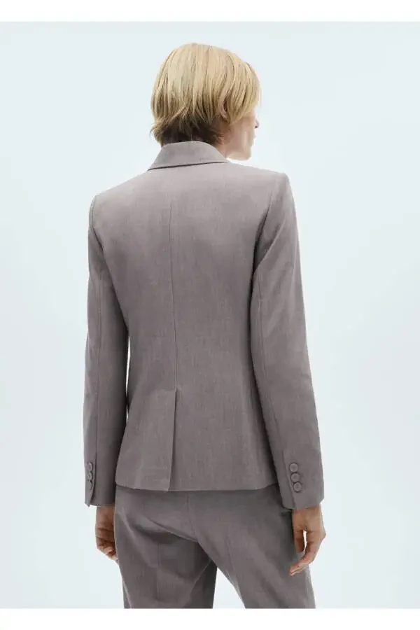 Блейзер прямого кроя - 4