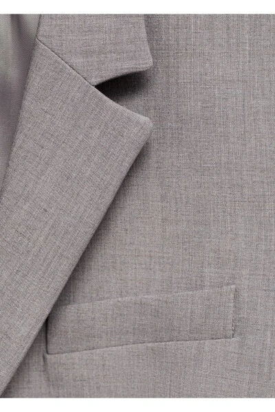 Блейзер прямого кроя - 7