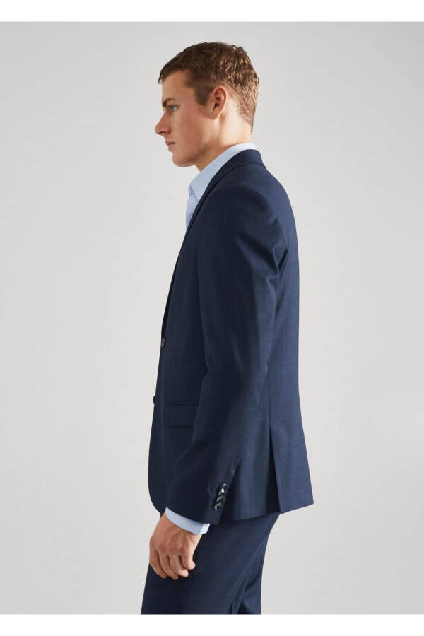 Блейзер с суперузким кроем - 5