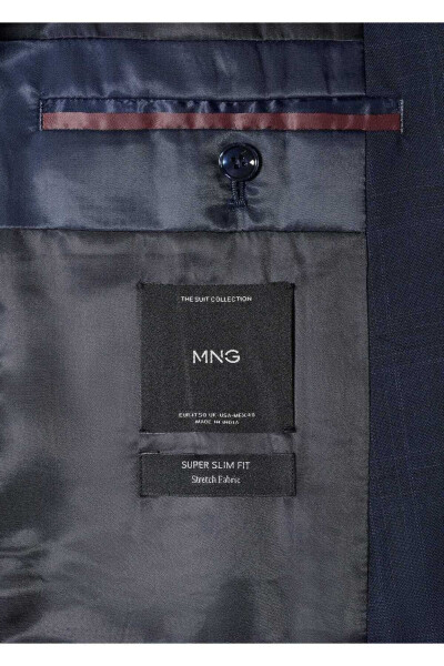 Блейзер с суперузким кроем - 6