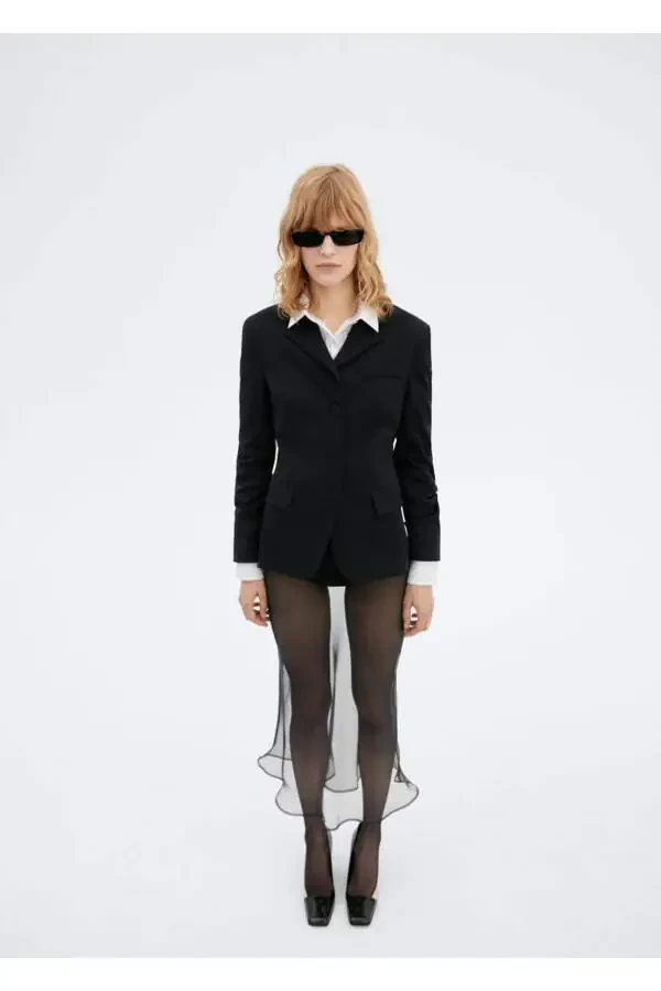 Блейзер с тремя пуговицами - 2