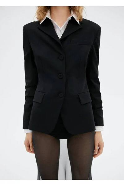 Блейзер с тремя пуговицами - 5