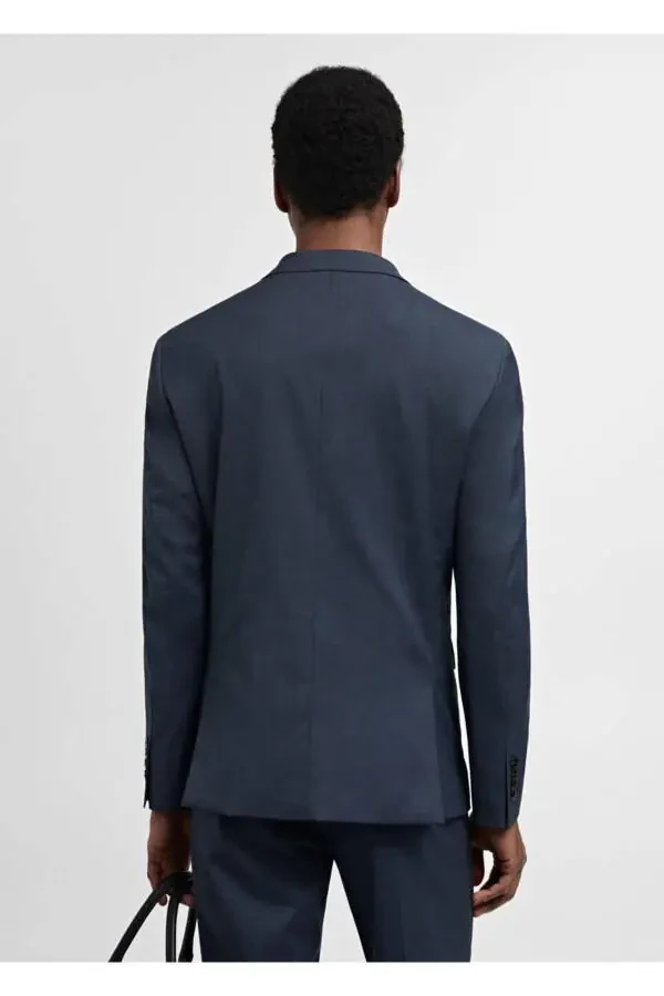 Блейзер в супер узком крое из стрейч ткани - 4