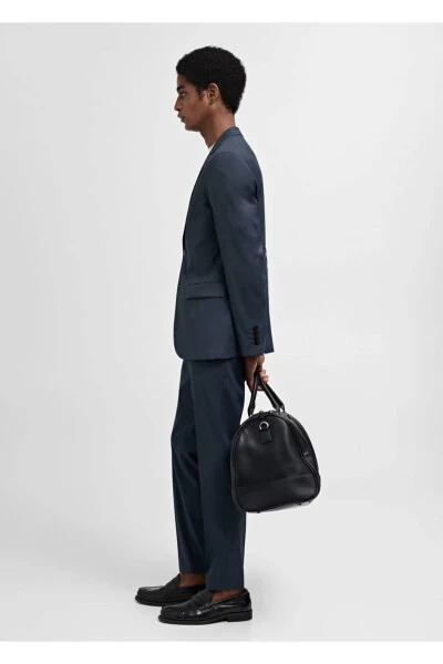 Блейзер в супер узком крое из стрейч ткани - 6