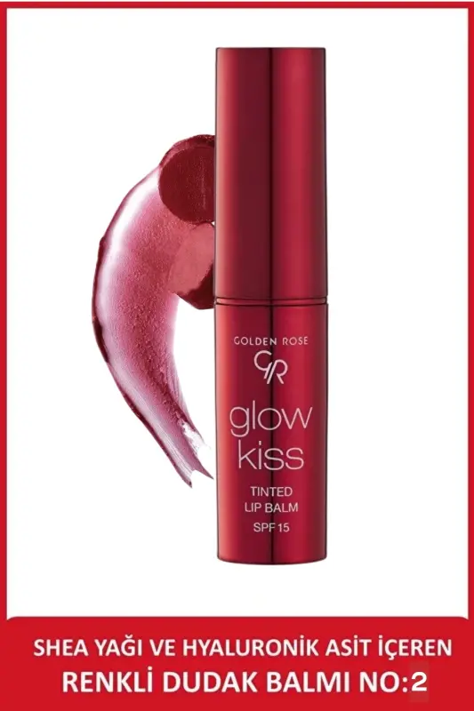 Блеск для губ Glow Kiss с оттенком № 02 Клубника - 1