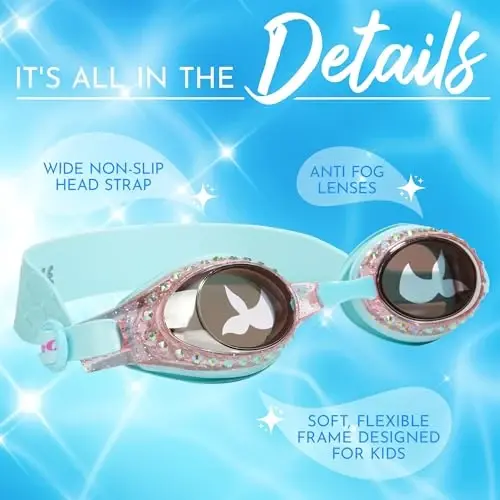 Bling 2O Girls' Kids Swimming Goggles (Ages 3+ up) - 4