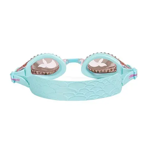 Bling 2o Girls' Swimming Goggles (Ages 3+) UV Protection Latex-Free 100% Silicone Material Anti-Fog Adjustable Nose Piece - 3