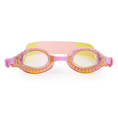 Bling 2o Girls' Swimming Goggles (Ages 3+) UV Protection Latex-Free 100% Silicone Material Anti-Fog Adjustable Nose Piece - 2