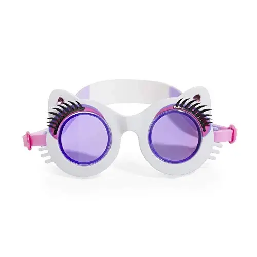Bling 2o Girls' Swimming Goggles (Ages 3+) UV Protection Latex-Free 100% Silicone Material Anti-Fog Adjustable Nose Piece - 2