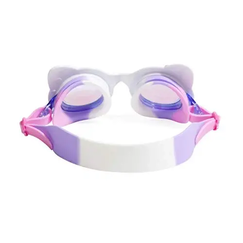 Bling 2o Girls' Swimming Goggles (Ages 3+) UV Protection Latex-Free 100% Silicone Material Anti-Fog Adjustable Nose Piece - 3
