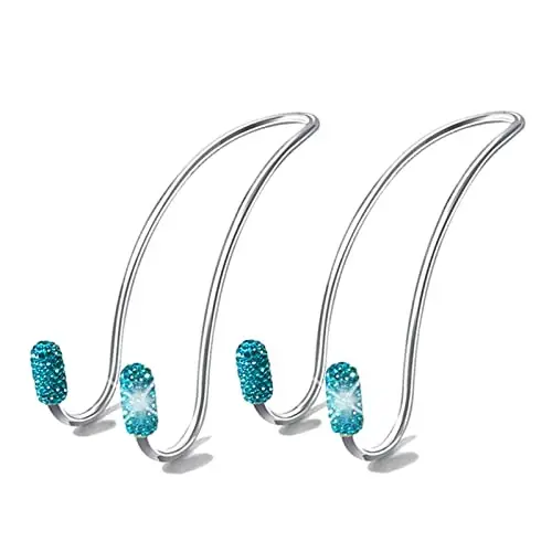 Bling Auto Hooks,Car Hangers Organizer Seat Headrest Hooks，Bag Organizers Rack and Hanger, Heavy-Duty Car Seat Hooks, Backseat Storage Hooks, Universal for SUV Truck Vehicle 2 Pack - GUOORD