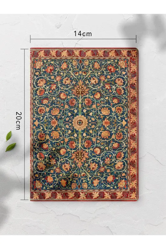 Блокнот без линовки, Блокнот William Morris 4 шт, Блокнот для заметок, Блокнот, 64 страницы 14*21см-William Morris - 4