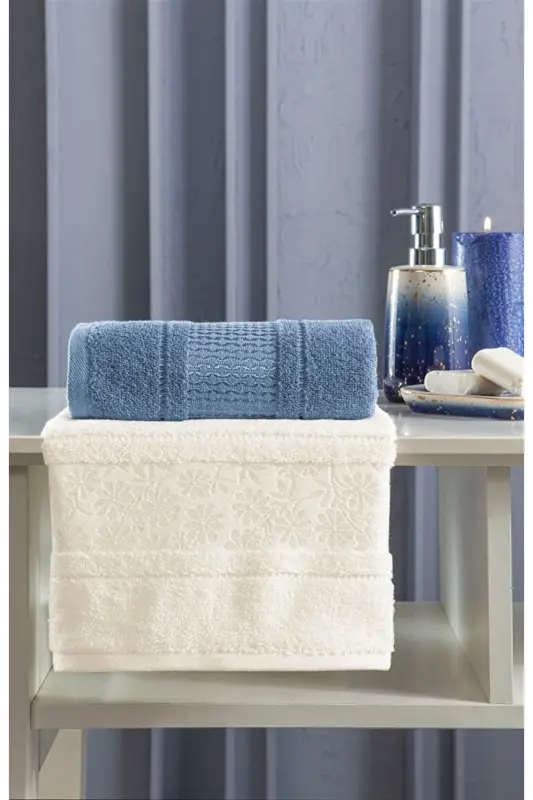 Blossom Happy Set Cream-indigo - 2