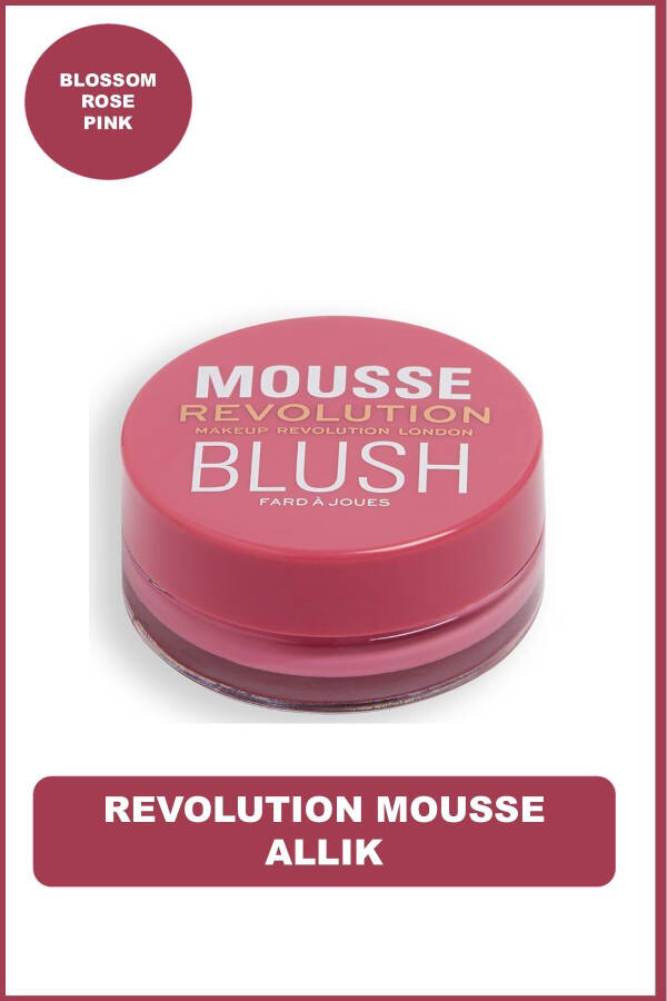 Blossom Rose Pink Mousse Blush - 1