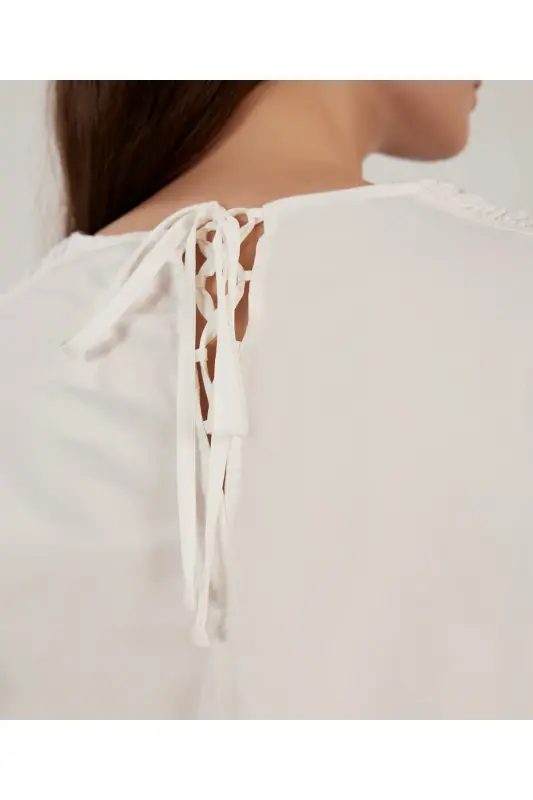 Blouse with Shoulder Detail - 3