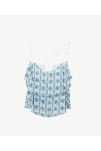 Blouse with Strap Detail - 4