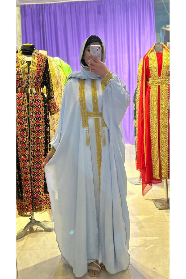 Blue Abaya - 2