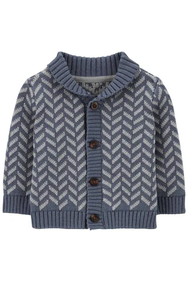 Blue Baby Boy Cardigan - 3