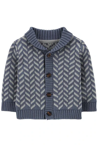Blue Baby Boy Cardigan - CARTER'S