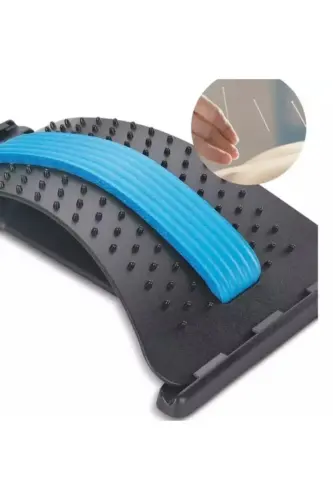 Blue Back Support Posture Corrector Spine Tool With Acupuncture And Massage Feature - Purple - 1