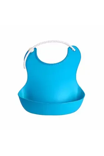 Blue Child Baby Feeding Bib - 1