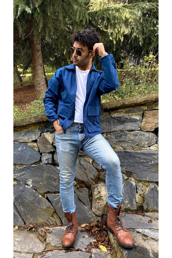 Blue denim jacket - 1