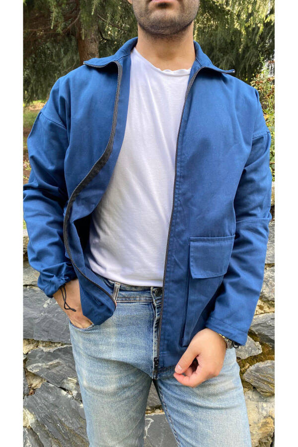 Blue denim jacket - 3