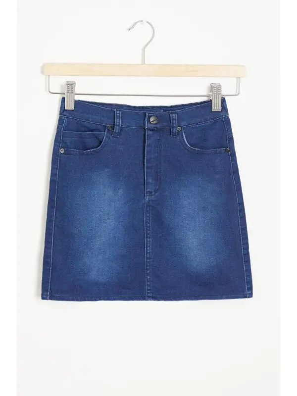 Blue Girl Kids Jean Skirt 15531-Blue - LC WAIKIKI