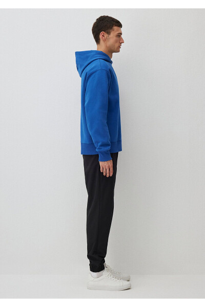 Blue Hooded Basic Sweatshirt 0S10190-70894 - 3