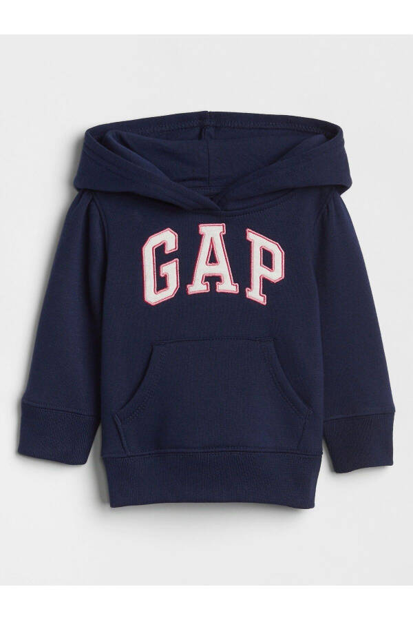 Blue Logo Hooded Fleece Sweatshirt - 2