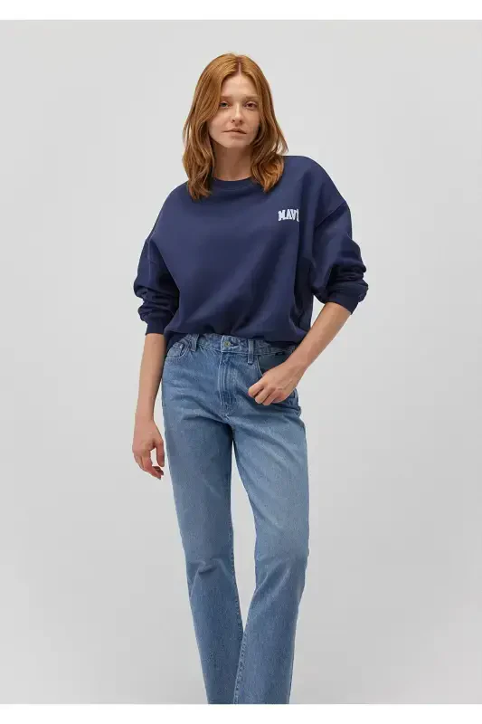 Blue Logo Sweatshirt - MAVI