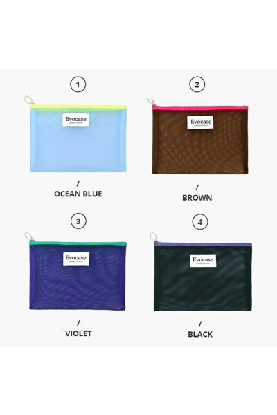 Blue Makeup Bag - EVOCASE (1)