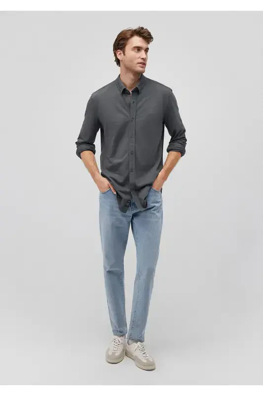 BLUE MALE LONG SLEEVE SHIRT Moss Green 0211092-71 - 1