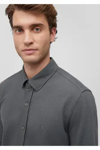 BLUE MALE LONG SLEEVE SHIRT Moss Green 0211092-71 - 5