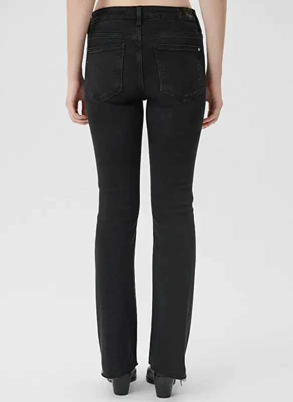 Blue Maria High Waist Bootcut Flare Dark Gray Women's Denim Pants M101225-80998 - 5