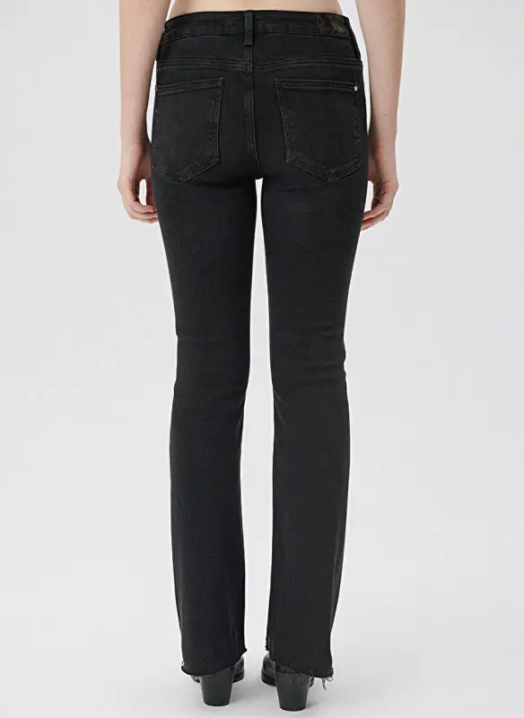 Blue Maria High Waist Bootcut Flare Dark Gray Women's Denim Pants M101225-80998 - 5