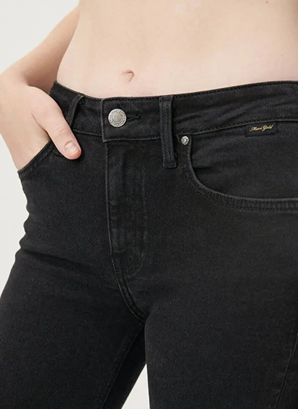 Blue Maria High Waist Bootcut Flare Dark Gray Women's Denim Pants M101225-80998 - 9