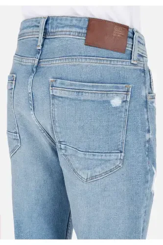 Blue men's pants - 6