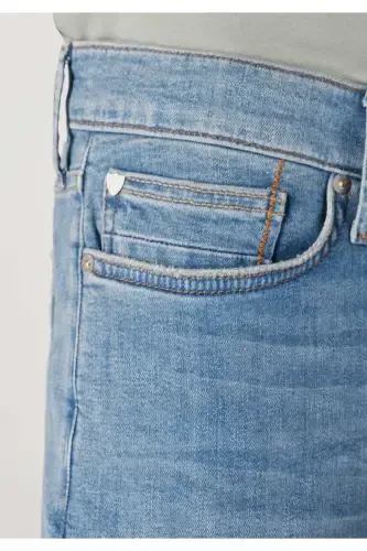 Blue men's pants. - 4