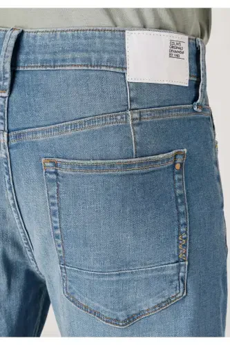 Blue men's pants. - 5